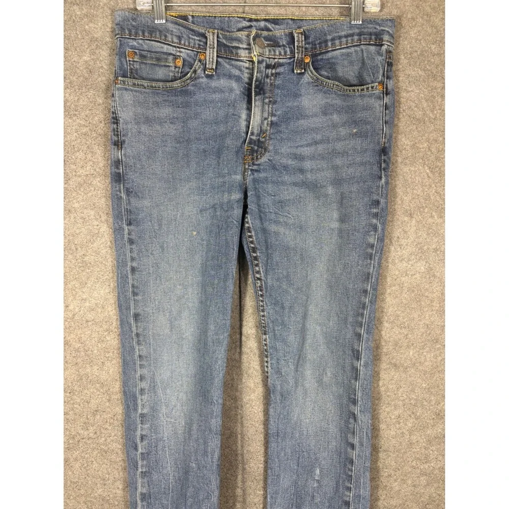 Levis 514 Straight Fit Jeans Mens 32x30 Medium Wash Stretch Denim Pants 04511